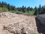 Rocks and trenches